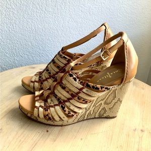 Cole Haan, Nike Air, Leather, Wedge Heels, Sz 10 B